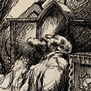 Illustrazione per "La fiera di Sorocinski", di N. Gogol, 1918-1920