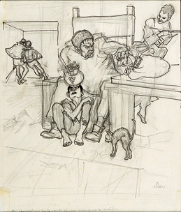 Illustrazione perI promessi sposi, di A. Manzoni 1928-1936